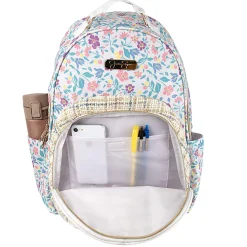 Jessica Simpson Backpack With 16" Laptop Sleeve, Multicolor Floral
