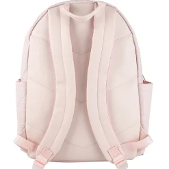 Jessica Simpson Backpack With 16" Laptop Sleeve And Keychain, Pink Heart
