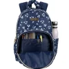 Jessica Simpson Floral Design Laptop Backpack With 16" Laptop Pocket, Navy