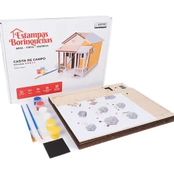 Jibarito 35-Piece Wooden House Kit, Total Qty 1