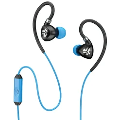 JLab Audio Fit 2.0 Sport Earbuds, Blue