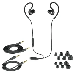 JLab Audio Fit 2.0 Sport Earbuds, Black