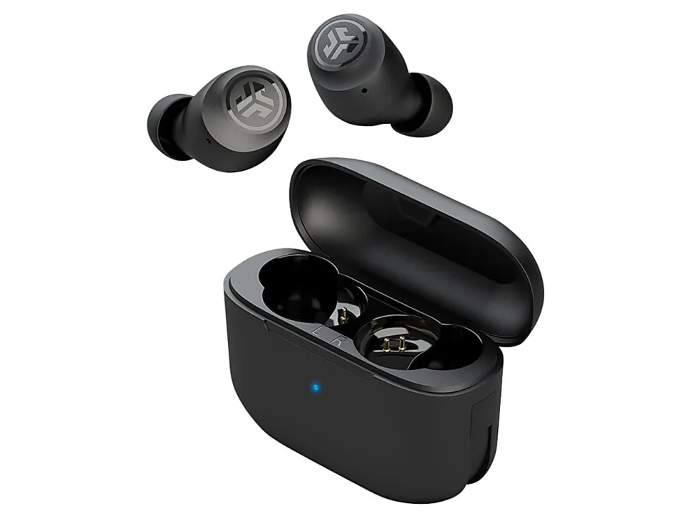 JLab Audio Go Air POP True Wireless Earbuds With Microphone, Black