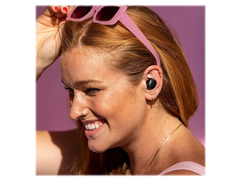JLab Audio Go Air POP True Wireless Earbuds With Microphone, Black