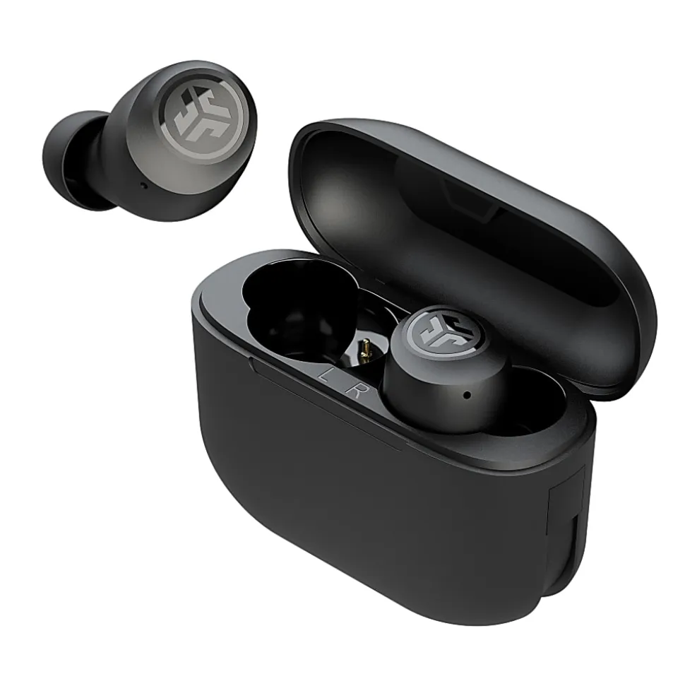 JLab Audio Go Air POP True Wireless Earbuds With Microphone, Black