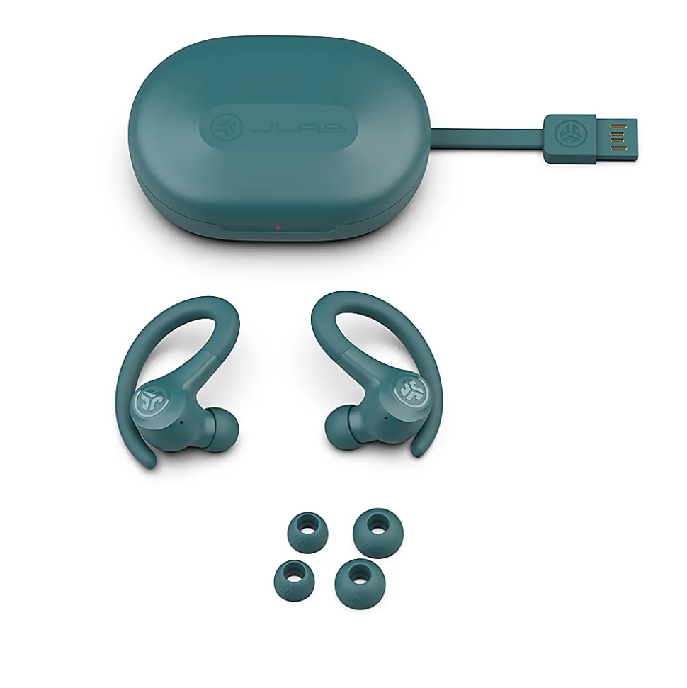 JLab Audio GO Air Sport True Wireless Bluetooth® Earbuds, Teal