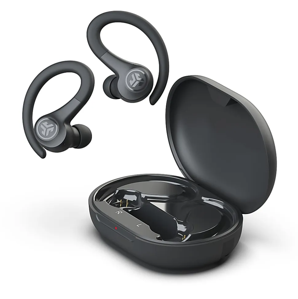 JLab Audio Go Air Sport True Wireless Earbuds With Microphone, Graphite