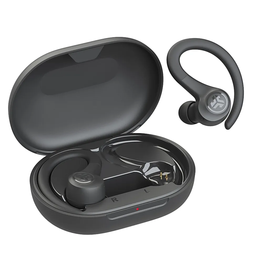 JLab Audio Go Air Sport True Wireless Earbuds With Microphone, Graphite