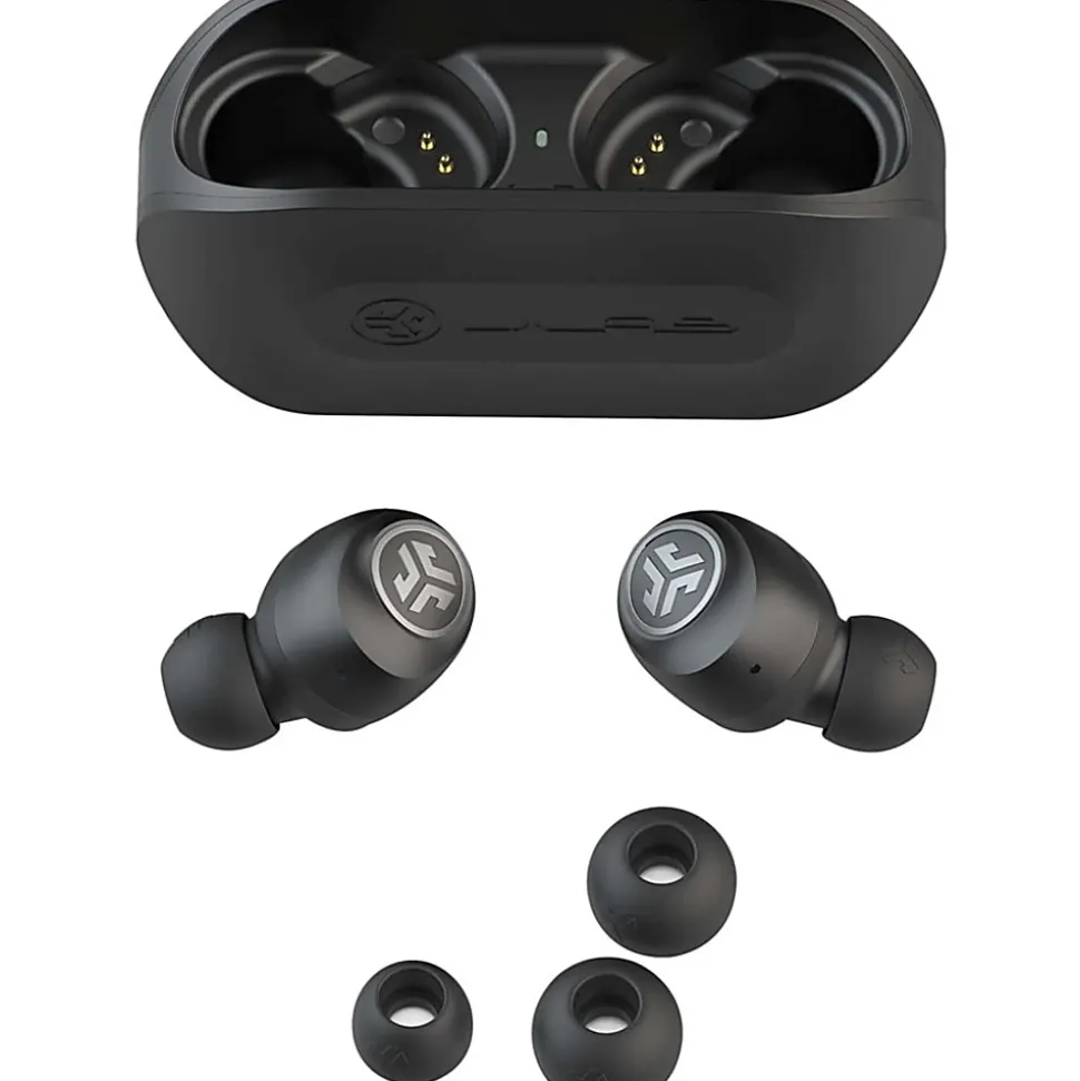 JLab® Audio GO Air True Wireless Bluetooth® Earbuds, Black, EBGOAIRRBLK82