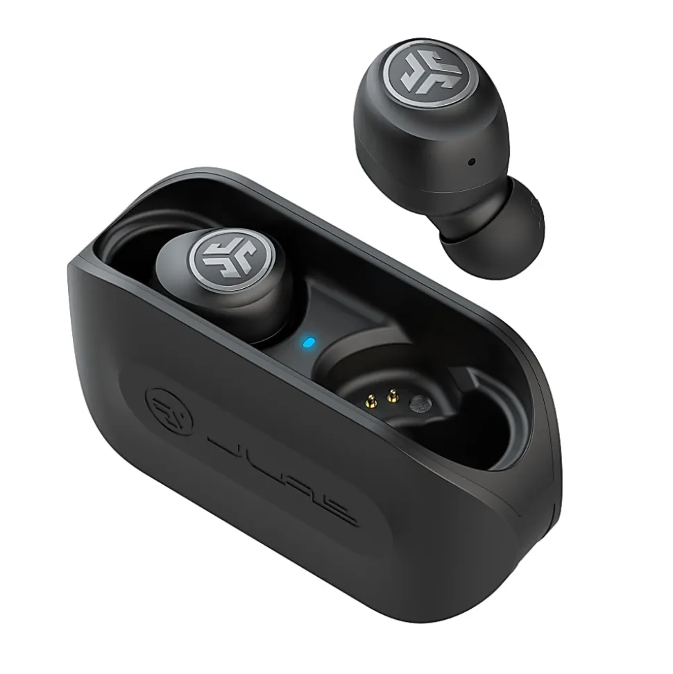 JLab® Audio GO Air True Wireless Bluetooth® Earbuds, Black, EBGOAIRRBLK82