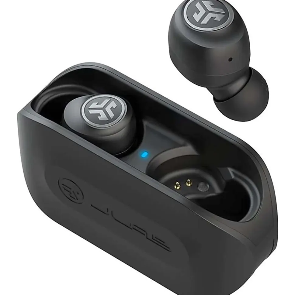 JLab® Audio GO Air True Wireless Bluetooth® Earbuds, Black, EBGOAIRRBLK82