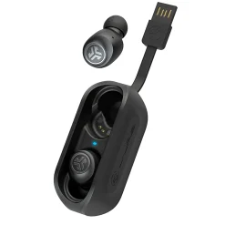 JLab® Audio GO Air True Wireless Bluetooth® Earbuds, Black, EBGOAIRRBLK82