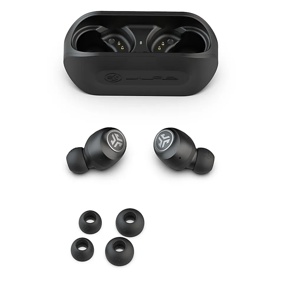 JLab® Audio GO Air True Wireless Bluetooth® Earbuds, Black, EBGOAIRRBLK82