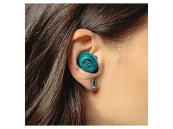 JLab Audio Go Pop ANC True Wireless Earbuds, Translucent Teal