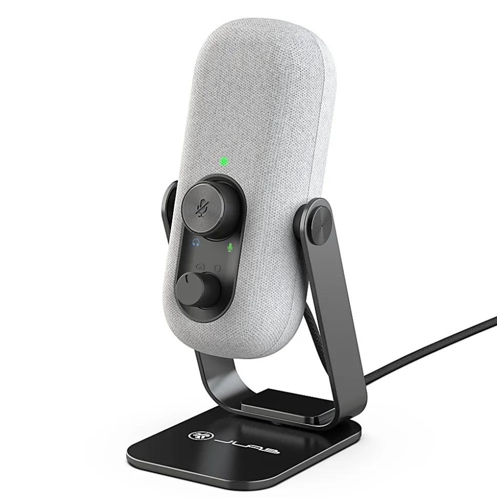 JLab Audio GO TALK USB Microphone, 5", White