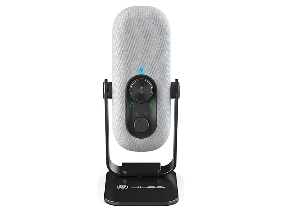 JLab Audio GO TALK USB Microphone, 5", White