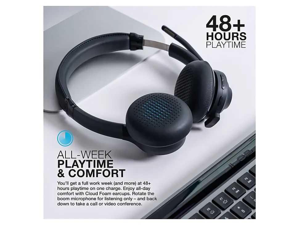 JLab® Audio GoWork Over-Ear Wireless Headphones, Black