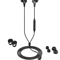 JLab Audio JBUDS PRO Lightning Wired Earbuds, Black