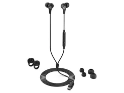 JLab Audio JBUDS PRO USB-C Wired Earbuds, Black