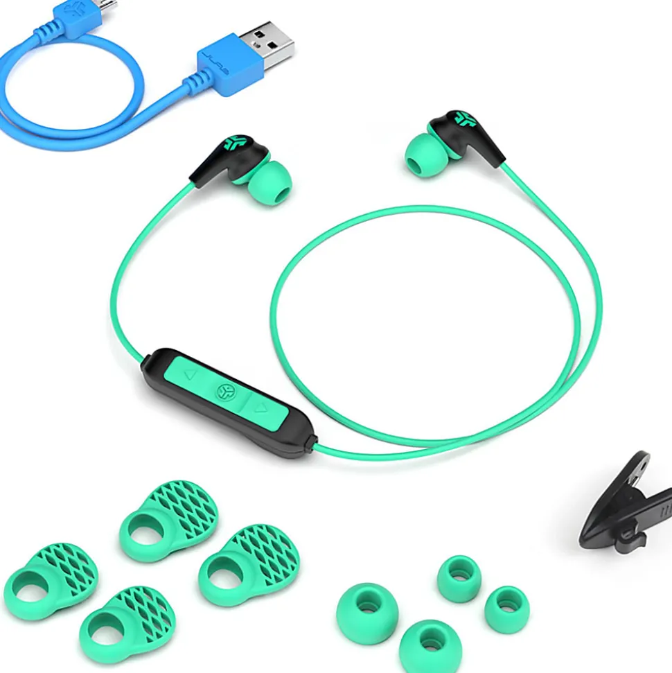 JLab Audio JBuds Pro Wireless Earbud Headphones, Teal, JBUDSPROBT TEALBOX