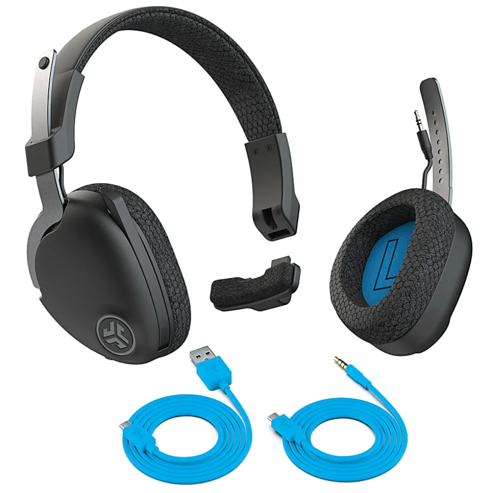 JLab Audio JBuds Work Wireless Over-Ear Headphones, Black