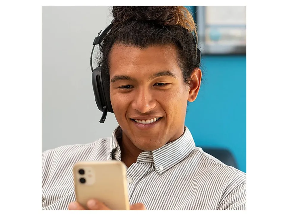 JLab Audio JBuds Work Wireless Over-Ear Headphones, Black