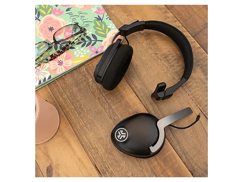 JLab Audio JBuds Work Wireless Over-Ear Headphones, Black