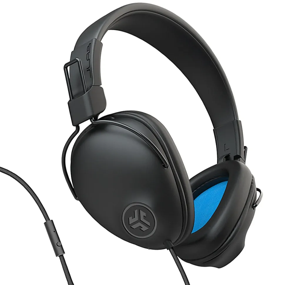 JLab Audio Studio Pro Wired Over-Ear Headphones, Black