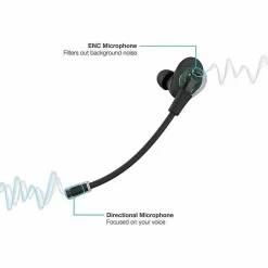 JLab Audio Work Buds True Wireless Earbuds, Black