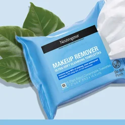 Johnson & Johnson Neutrogena Makeup Remover Cleansing Face Wipes, Pack Of 25 Wipes