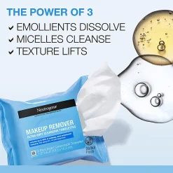 Johnson & Johnson Neutrogena Makeup Remover Cleansing Face Wipes, Pack Of 25 Wipes