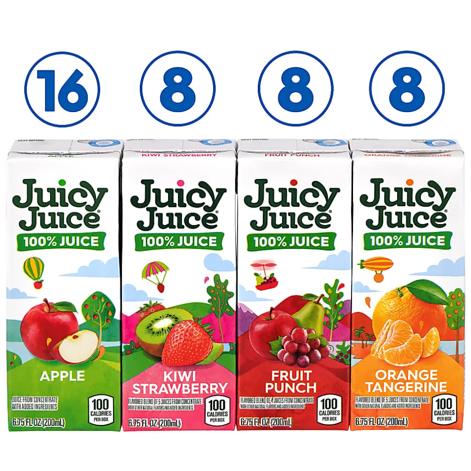 Juicy Juice Juice Variety Pack, 6.75 Oz, Pack Of 32 Juices