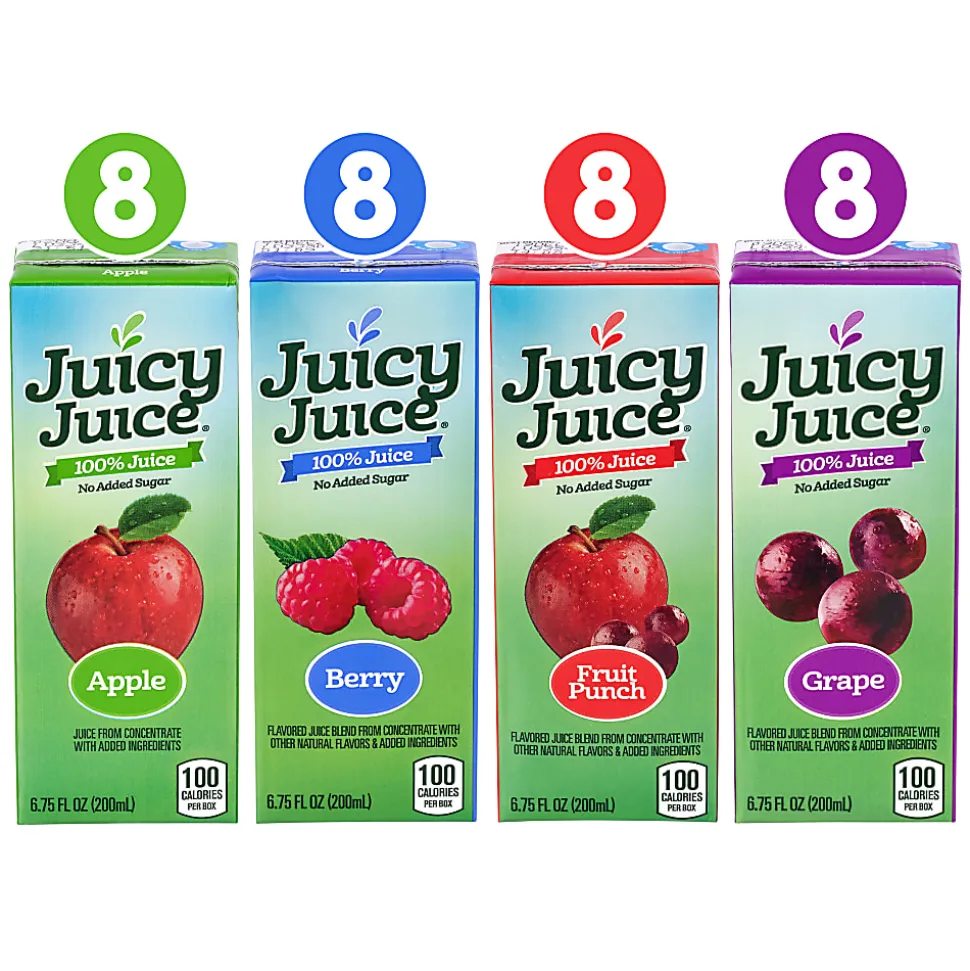 Juicy Juice Juice Variety Pack, 6.75 Oz, Pack Of 32 Juices