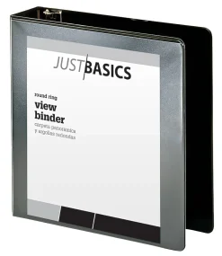 Just Basics® Basic View 3-Ring Binder, 2