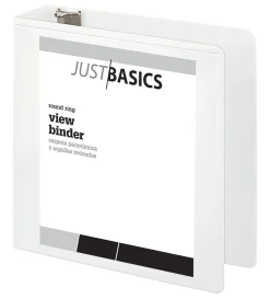 Just Basics® Basic View 3-Ring Binder, 3