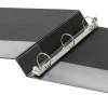 Just Basics® Basic View 3-Ring Binder, 1" Round Rings, Black