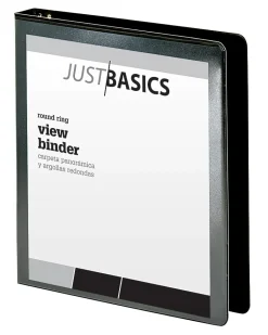 Just Basics® Basic View 3-Ring Binder, 1