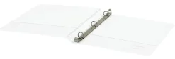 Just Basics® Basic View 3-Ring Binder, 1/2" Round Rings, White