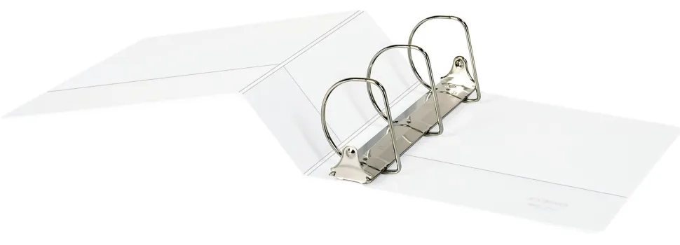 Just Basics® Basic View 3-Ring Binder, 4" D-Rings, White