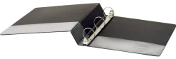 Just Basics® Economy Nonview 3-Ring Binder, 1 1/2" Round Rings, Black