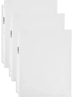 Just Basics™ Lightweight Sheet Protectors, 8-1/2 x 11", Non-Glare, Box Of 200