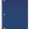 Just Basics® Poly Spiral Notebook, 8" x 10-1/2", 1 Subject, College Ruled, 70 Sheets, Blue
