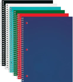 Just Basics® Poly Spiral Notebook, 8