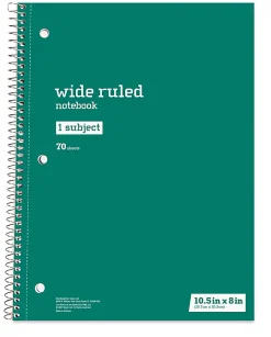 Just Basics® Spiral Notebook, 8