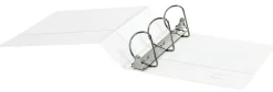 Just BasicsĀ® View 3-Ring Binder, 3" D-Rings, White