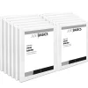Just Basics® View 3-Ring Binder, 1" Round Rings, White, Pack Of 12