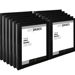 Just Basics® View 3-Ring Binder, 1