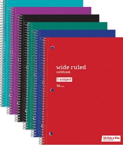 Just Basics® Wirebound Notebook, 8