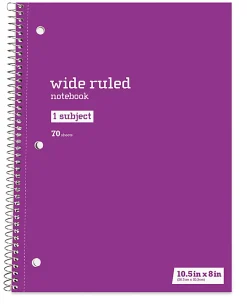Just Basics® Wirebound Notebook, 8