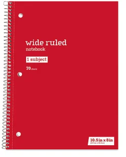 Just Basics® Wirebound Notebook, 8